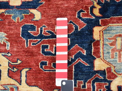 Kazak Kazak hand-knotted wool rug in Red & Ivory, 15'9" x 19'10" — SKU O087978 (view 7)