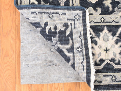 Green 6'1" x 9'0" Oushak / Peshawar Hand knotted Wool Rug - Sku: O087982