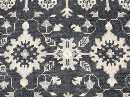 Green 6'1" x 9'0" Oushak / Peshawar Hand knotted Wool Rug - Sku: O087982
