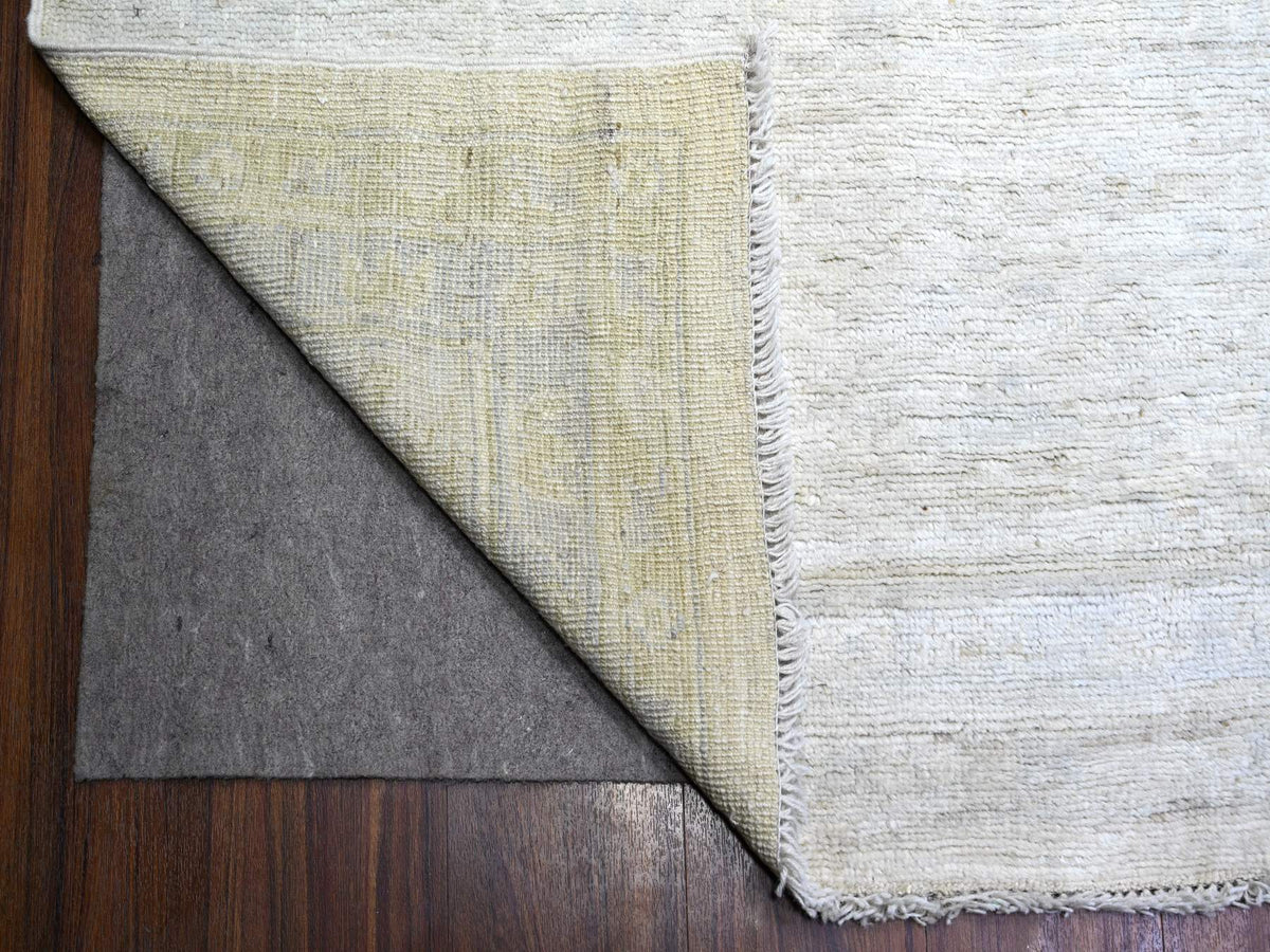 Oushak Oushak hand-knotted wool rug in Ivory & Gray, 11'11" x 15'10" — SKU O088017 (view 4)