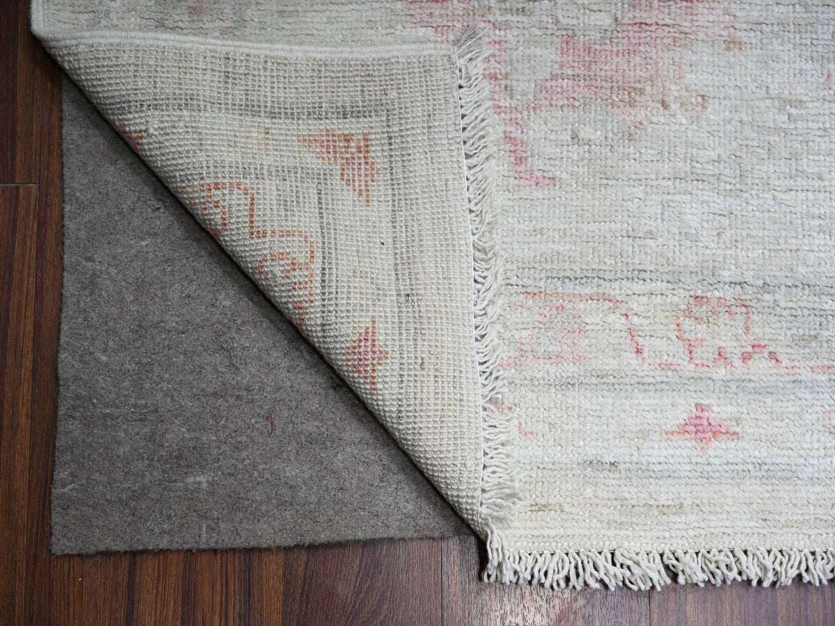 Oushak Oushak hand-knotted wool rug in Ivory, 11'11" x 15' — SKU O088026 (view 4)