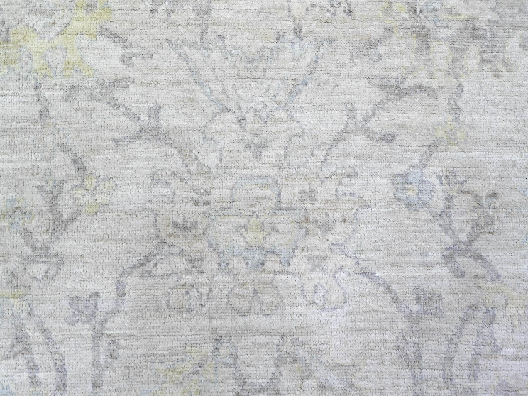 Oushak Oushak hand-knotted wool rug in Gray, 8' x 9'5" — SKU O088050 (view 8)