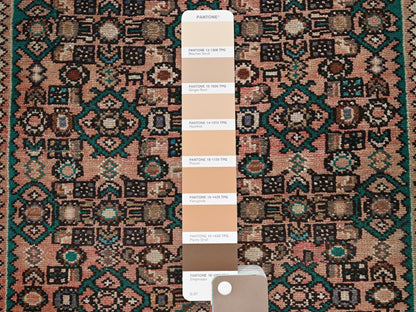 Orange 3'0" x 8'1" Vintage Hand knotted Wool Rug - Sku: O0880