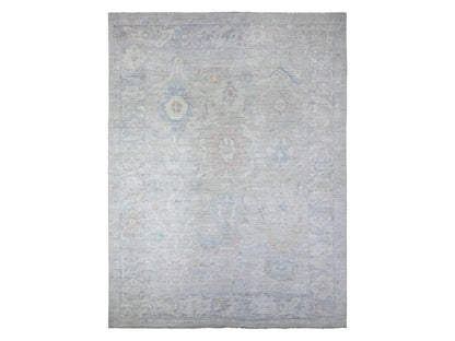 Oushak Oushak hand-knotted wool rug in Gray, 11'11" x 15'5" — SKU O088136