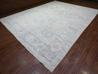 Oushak Oushak hand-knotted wool rug in Gray, 11'11" x 15'5" — SKU O088136 (view 3)
