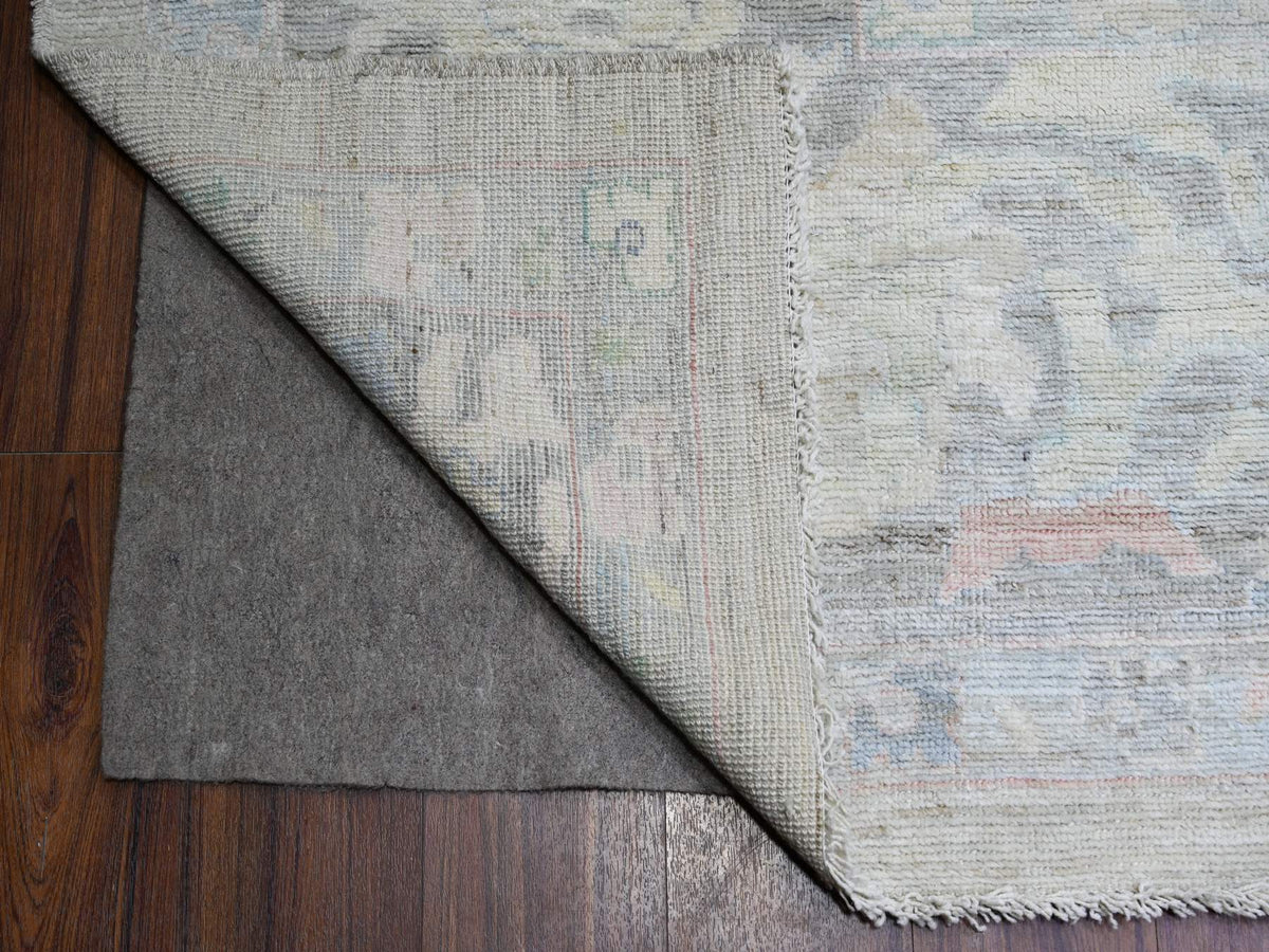 Oushak Oushak hand-knotted wool rug in Gray, 11'11" x 15'5" — SKU O088136 (view 4)