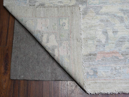 Oushak Oushak hand-knotted wool rug in Gray, 11'11" x 15'5" — SKU O088136 (view 4)