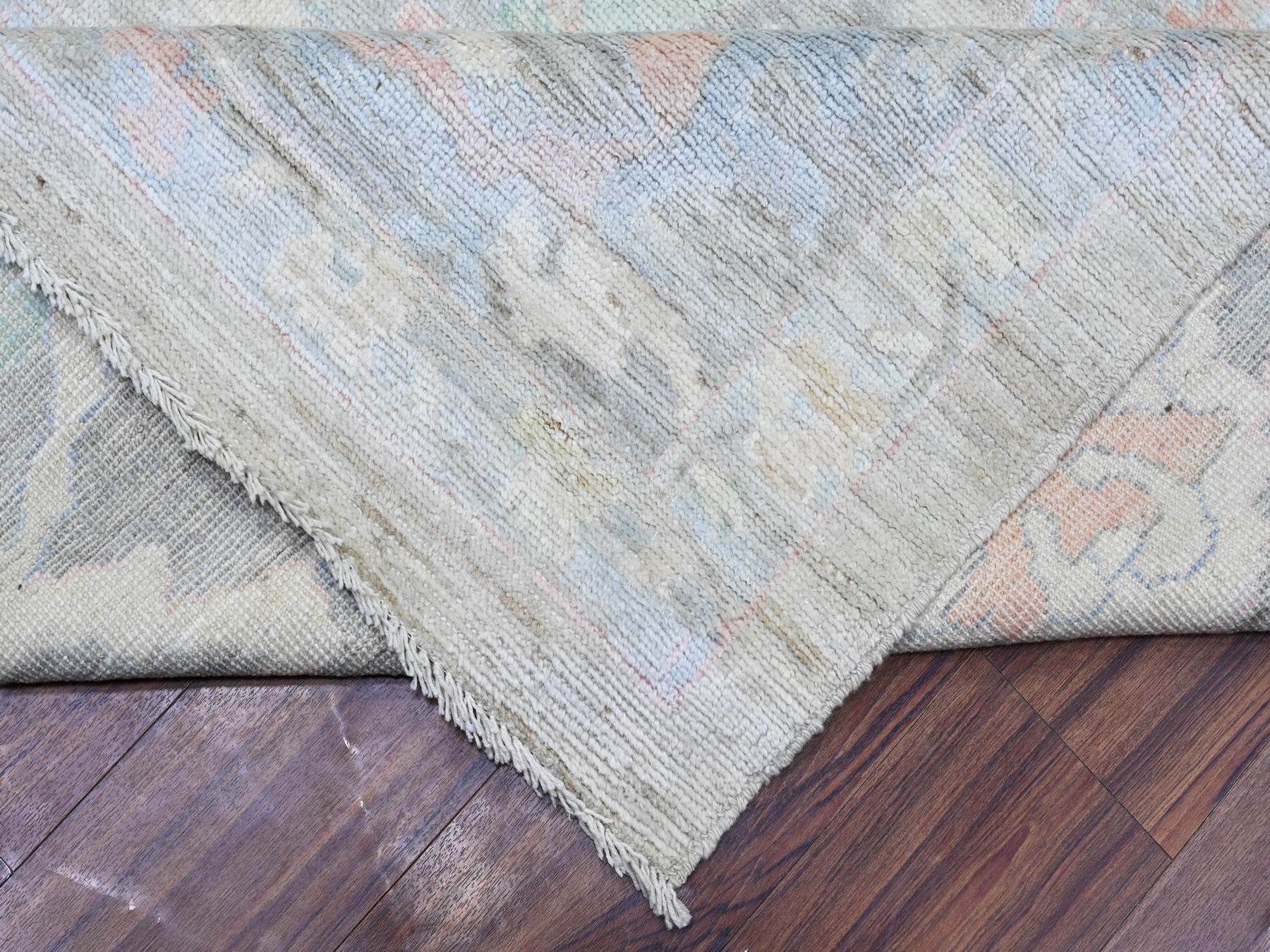 Oushak Oushak hand-knotted wool rug in Gray, 11'11" x 15'5" — SKU O088136 (view 6)
