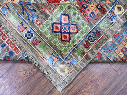 Mahal Oushak hand-knotted wool rug in Gray, 8' x 9'10" — SKU O088193 (view 6)