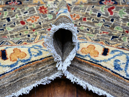 Mamluk Oushak hand-knotted wool rug in Gray, 12' x 15'9" — SKU O088207 (view 5)