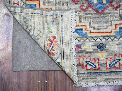 Oushak Oushak hand-knotted wool runner in Gray, 3'1" x 9'9" — SKU O088247 (view 2)