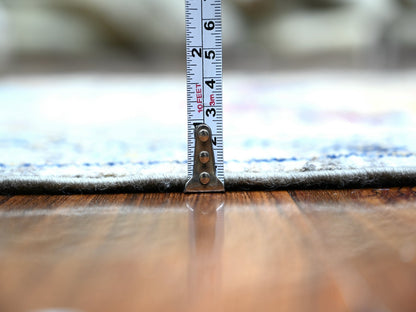 Oushak Oushak hand-knotted wool runner in Gray, 3'1" x 9'9" — SKU O088247 (view 5)