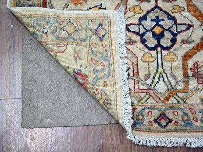 Oushak hand-knotted wool runner in Gray, 3' x 9'5" — SKU O088335 (view 2)