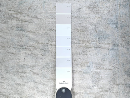 Peshawar Oushak hand-knotted wool runner in Gray, 2'6" x 9'7" — SKU O088357 (view 3)