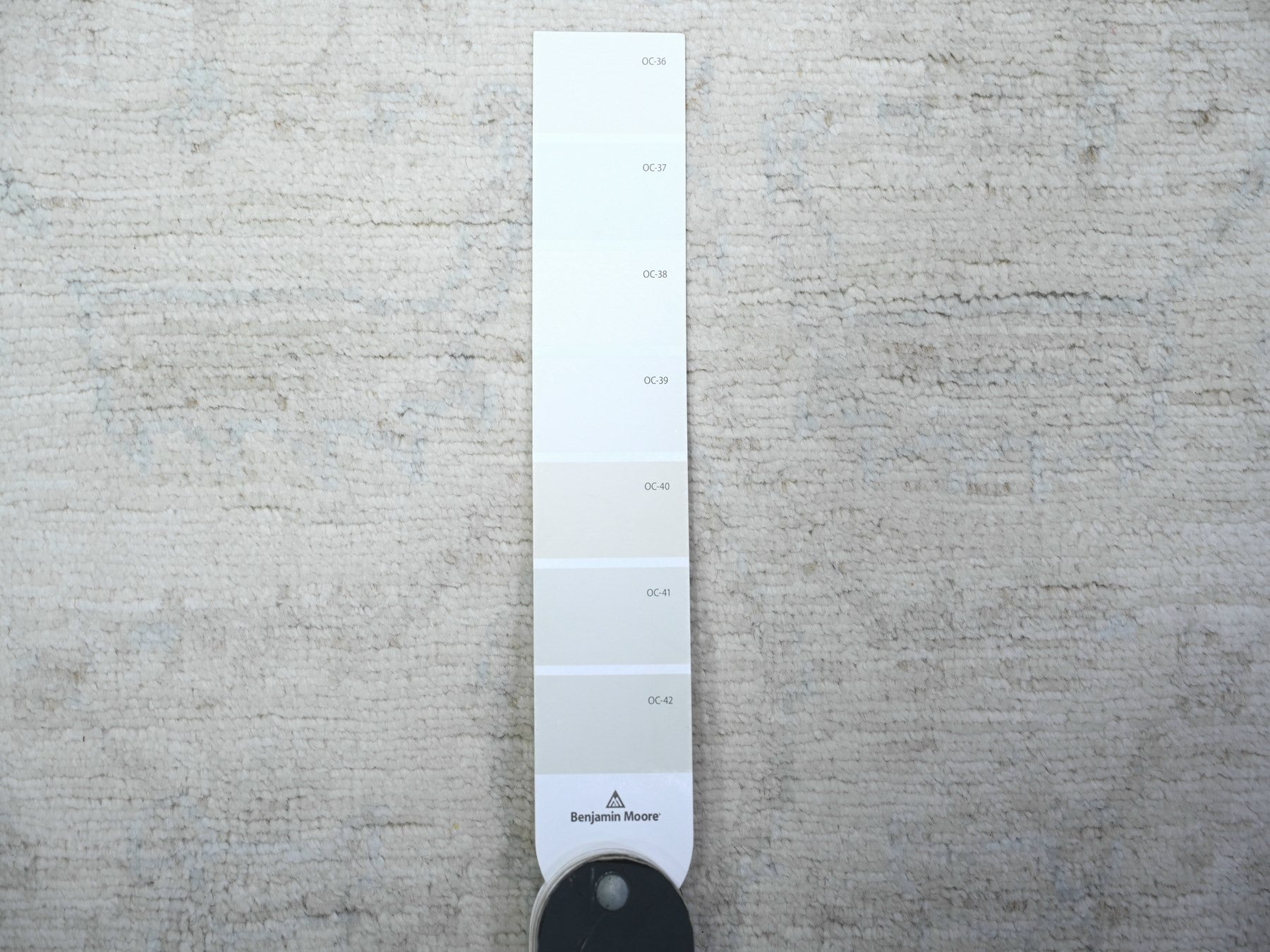 Peshawar Oushak hand-knotted wool runner in Gray & Blue, 2'6" x 5'10" — SKU O088363 (view 3)