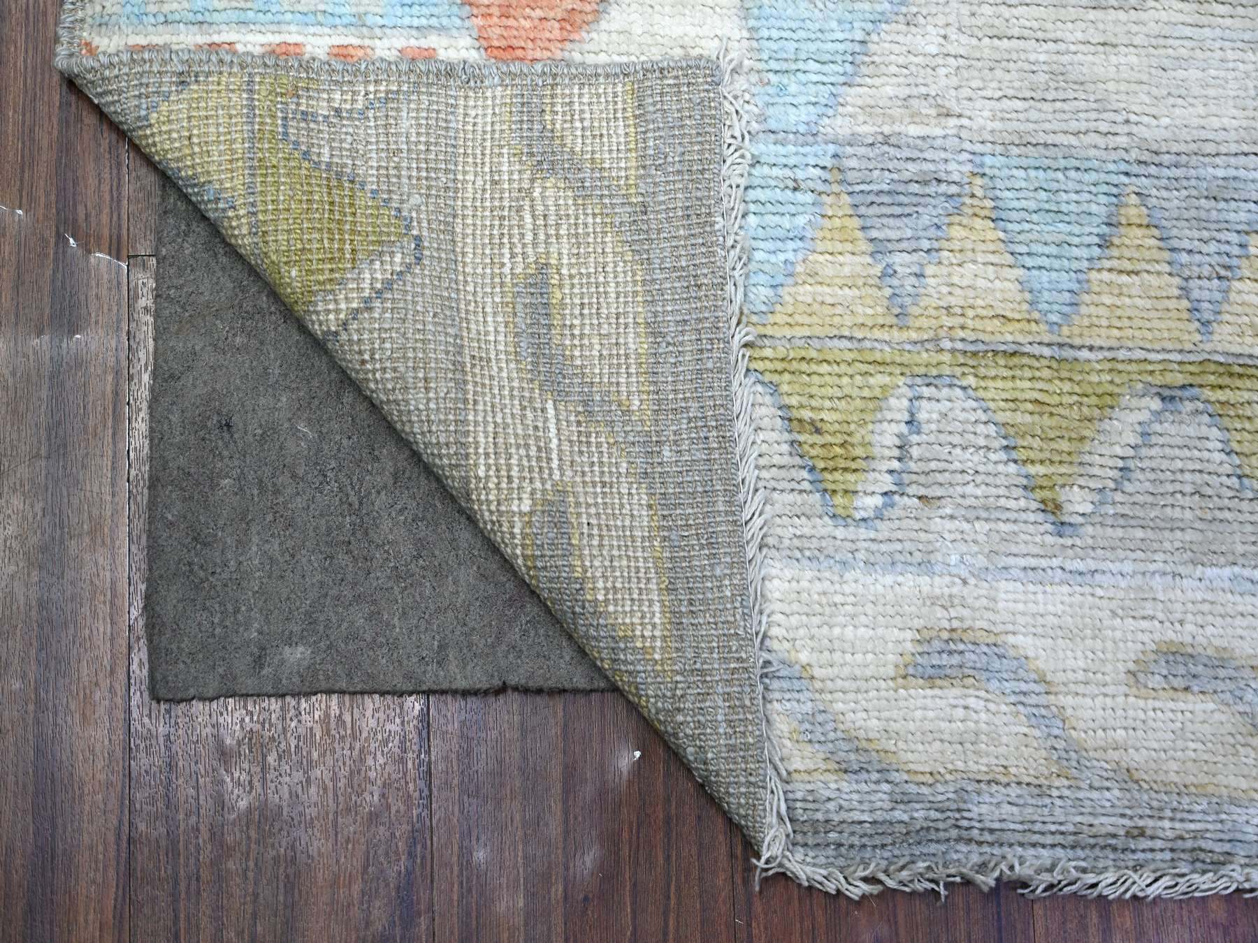 Tribal & Geometric hand-knotted wool runner in Multicolored, 3'1" x 9'5" — SKU O088369 (view 2)