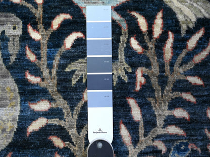 Peshawar Oushak hand-knotted wool rug in Blue, 2'10" x 4'9" — SKU O088501 (view 3)