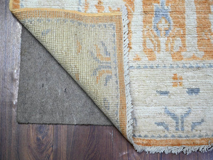 Orange 3'1" x 4'9" Oushak / Peshawar Hand knotted Wool Rug - Sku: O088510
