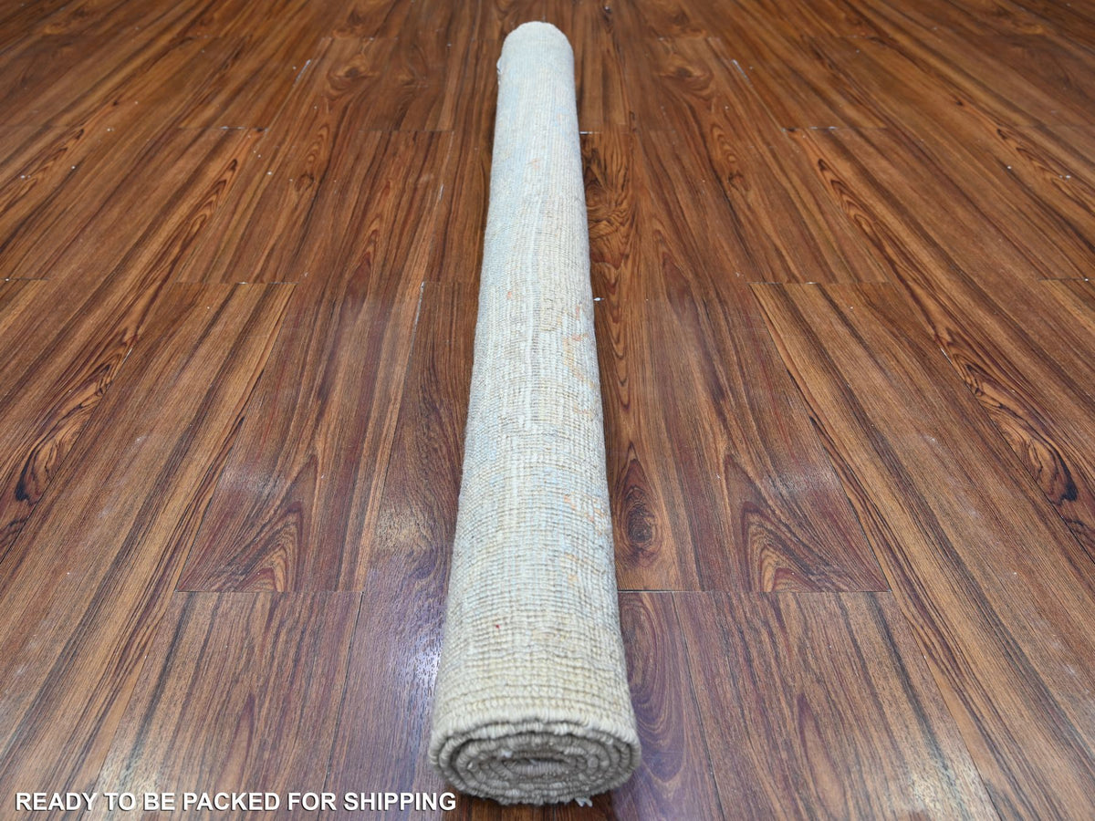 Oushak Oushak hand-knotted wool rug in Gray, 4'1" x 5'9" — SKU O088570 (view 4)