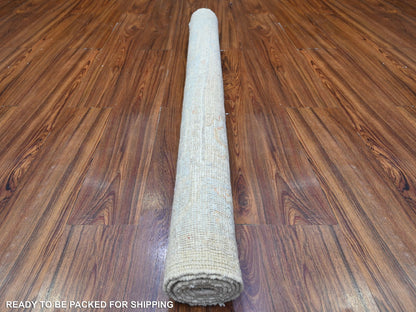 Oushak Oushak hand-knotted wool rug in Gray, 4'1" x 5'9" — SKU O088570 (view 4)