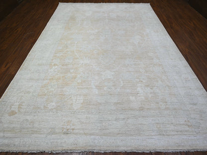 Orange 8'9" x 12'5" Oushak / Peshawar Hand knotted Wool Rug - Sku: O088579