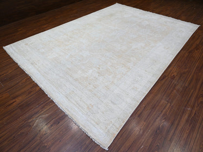 Orange 8'9" x 12'5" Oushak / Peshawar Hand knotted Wool Rug - Sku: O088579