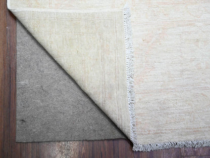 Peshawar Oushak hand-knotted wool rug in Gray, 9'8" x 13'1" — SKU O088581 (view 4)