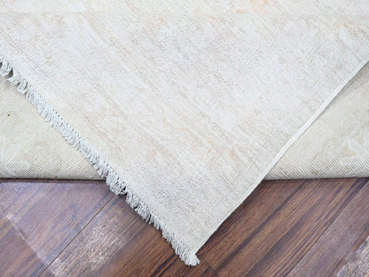 Peshawar Oushak hand-knotted wool rug in Gray, 9'8" x 13'1" — SKU O088581 (view 6)