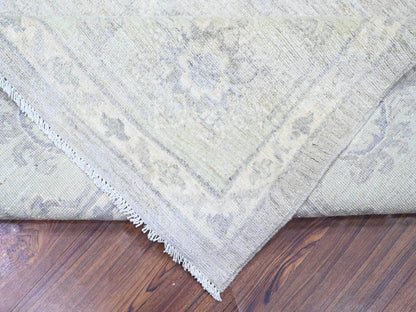 Peshawar Oushak hand-knotted wool rug in Gray, 8'10" x 11'5" — SKU O088582 (view 6)
