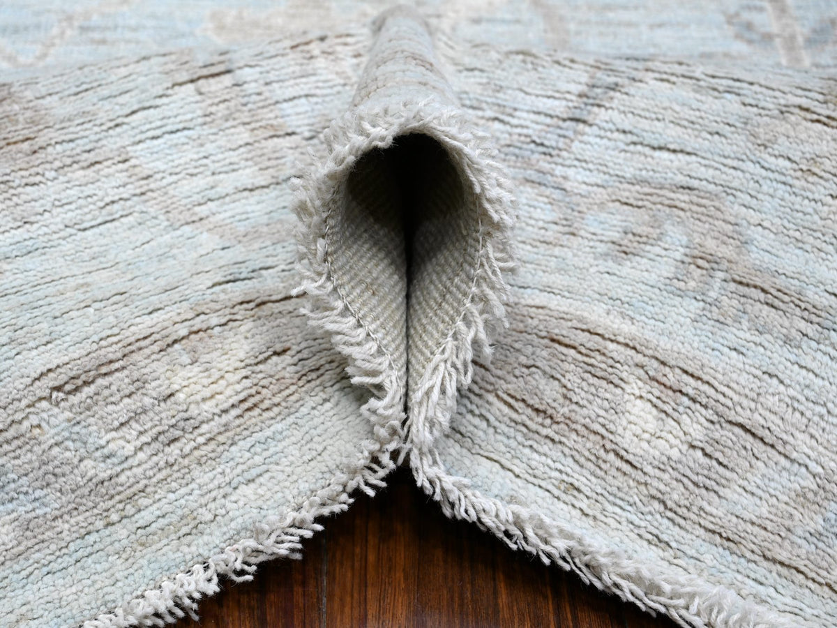 Oushak hand-knotted wool rug in Gray, 9'2" x 12'0", SKU O088669