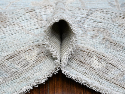Oushak hand-knotted wool rug in Gray, 9'2" x 12'0", SKU O088669