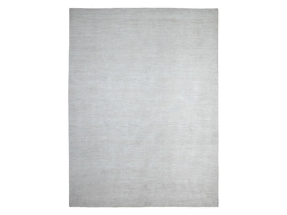 Ivory 8'9" x 11'9" Modern and Contemporary Hand knotted Wool Rug - Sku: O088776