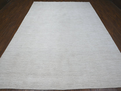 Peshawar Modern / Contemporary hand-knotted wool rug in Ivory, 8'9" x 11'9", SKU O088776
