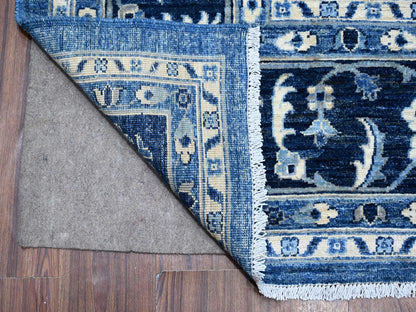 Mahal Oushak / Peshawar hand-knotted wool rug in Blue, 8'1" x 9'8", SKU O088846