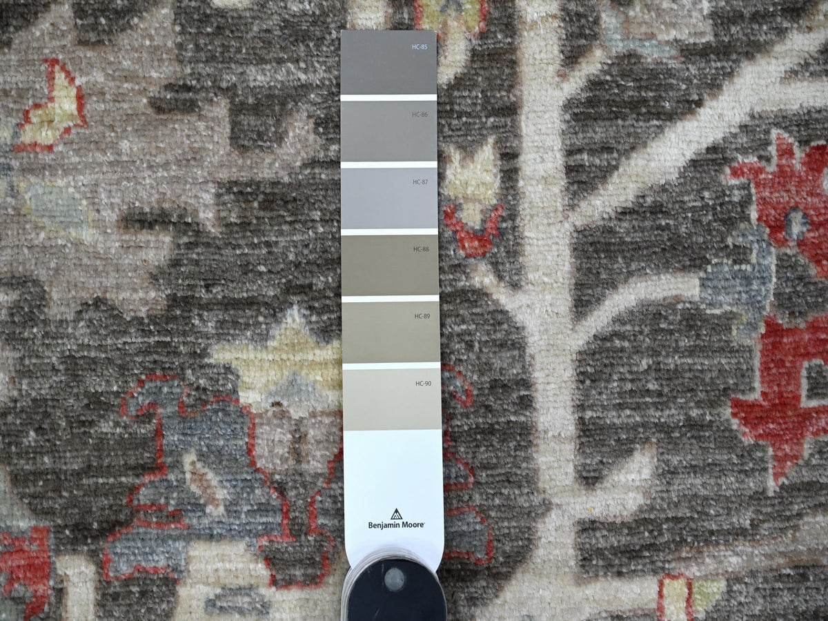 Heriz Traditional hand-knotted wool rug in Black, 7'11" x 9'7", SKU O088873