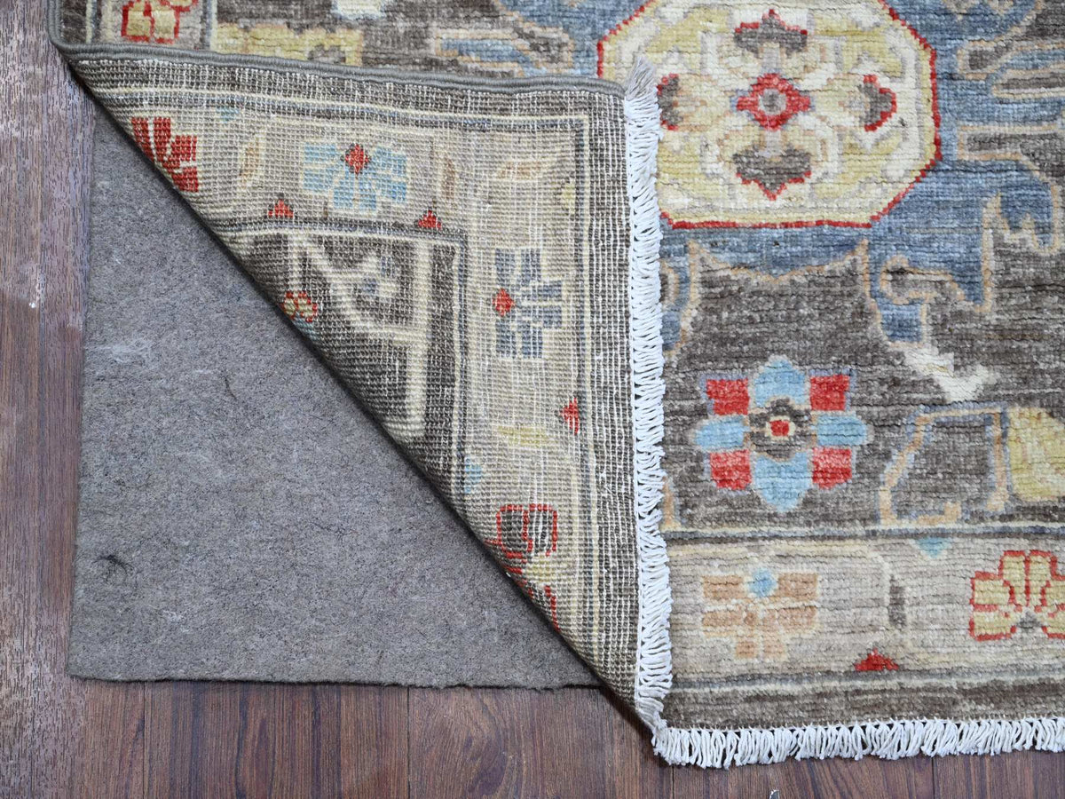 Traditional hand-knotted wool runner in Black, 2'10" x 12'5", SKU O088887