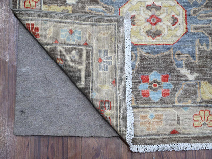 Traditional hand-knotted wool runner in Black, 2'10" x 12'5", SKU O088887