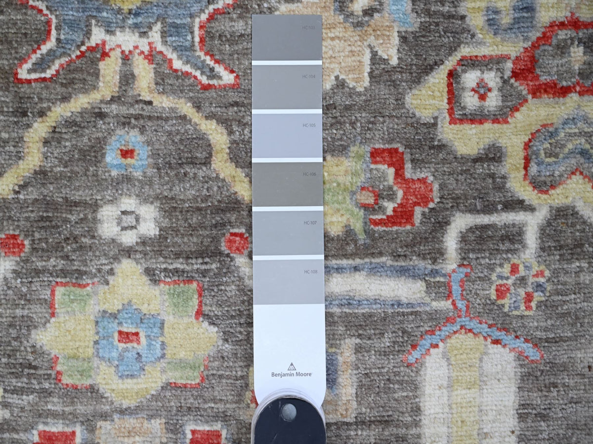 Traditional hand-knotted wool runner in Black, 2'10" x 12'5", SKU O088887