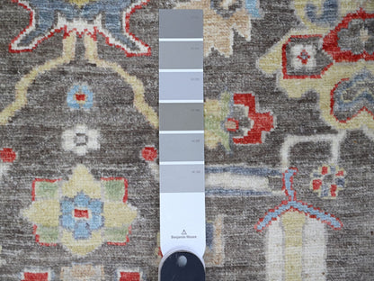 Traditional hand-knotted wool runner in Black, 2'10" x 12'5", SKU O088887