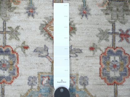 Ivory 2'11" x 5'1" Heriz Hand knotted Wool Rug - Sku: O089039