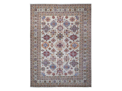Grey 9'0" x 12'3" Tribal Hand knotted Wool Rug - Sku: O089103