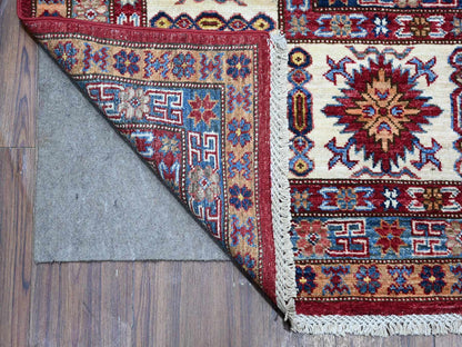 Red 8'10" x 12'5" Tribal Hand knotted Wool Rug - Sku: O089132