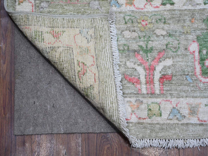 Oushak hand-knotted wool rug in Green, 7'8" x 9'10", SKU O089155