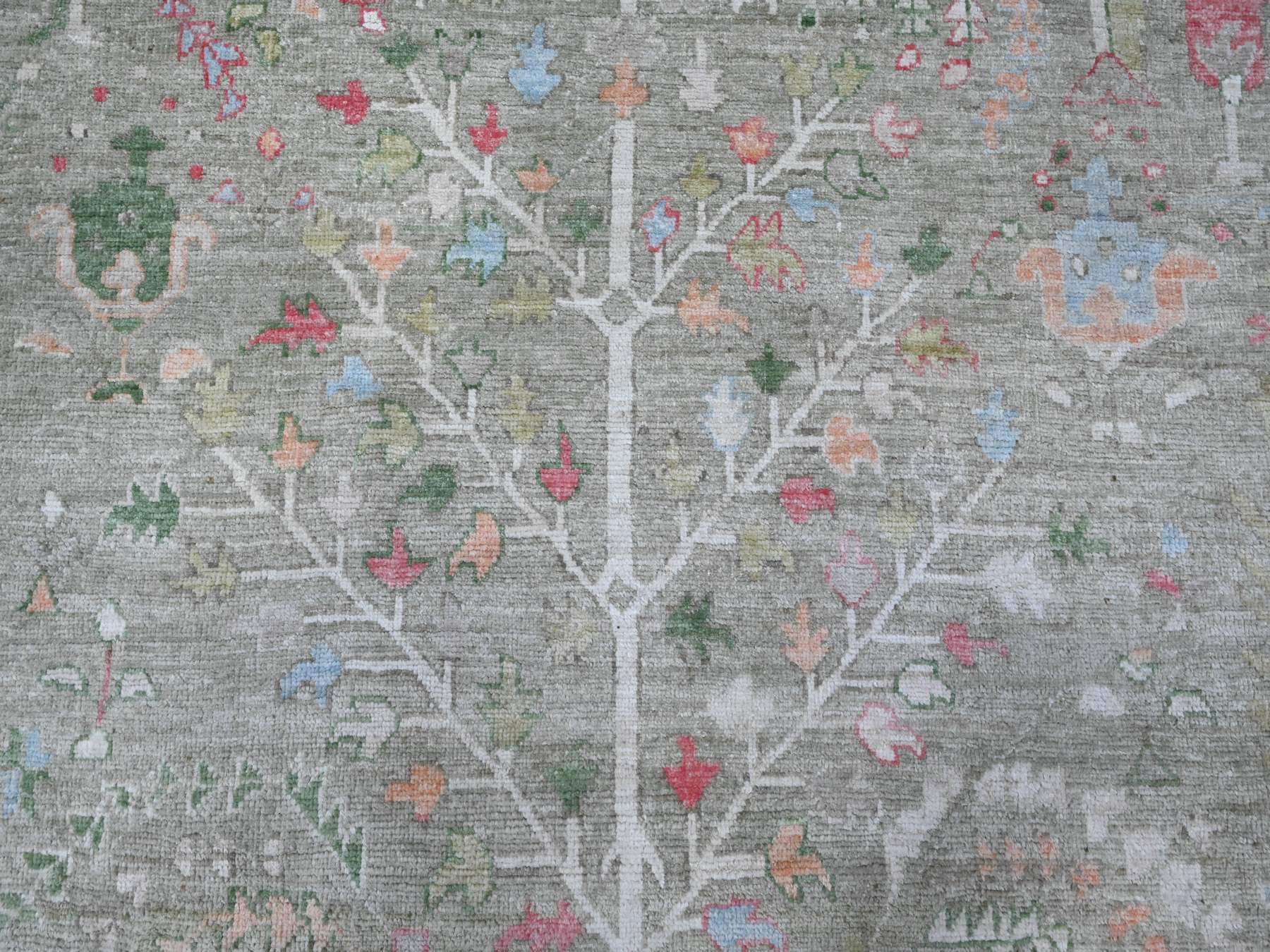 Oushak hand-knotted wool rug in Green, 7'8" x 9'10", SKU O089155