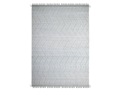 Tribal hand-knotted wool rug in Blue, 9'11" x 13'11", SKU O089168