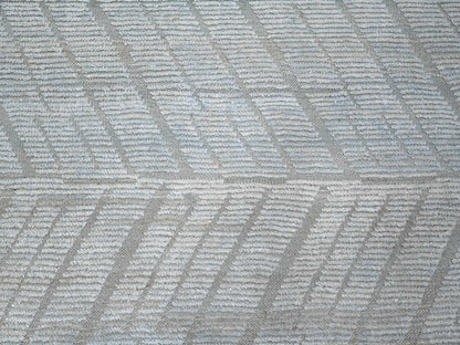 Tribal hand-knotted wool rug in Blue, 9'11" x 13'11", SKU O089168