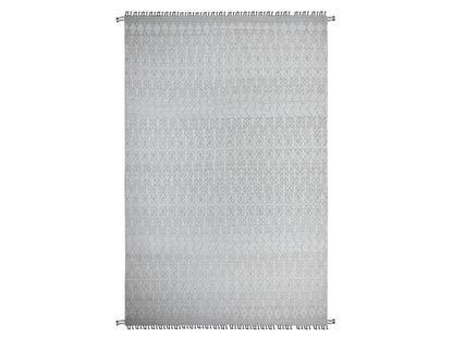 Ivory 9'9" x 15'4" Tribal Hand knotted Wool Rug - Sku: O089173