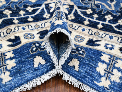Tabriz Oushak / Peshawar hand-knotted wool rug in Blue, 11'10" x 14'5", SKU O089177