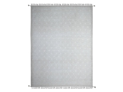 Ivory 9'1" x 12'1" Tribal Hand knotted Wool Rug - Sku: O089180