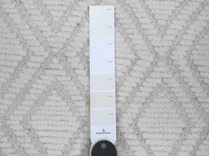 Ivory 9'1" x 12'1" Tribal Hand knotted Wool Rug - Sku: O089180